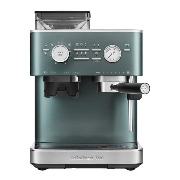 KitchenAid - Espressomaskin m/kaffekvern halvautomatisk 5KES6551 juniper