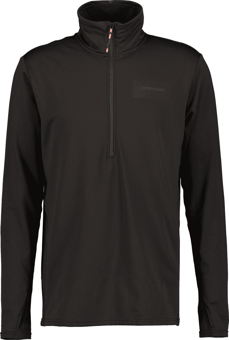 Didriksons Men's Kalle Half Zip 2 Black