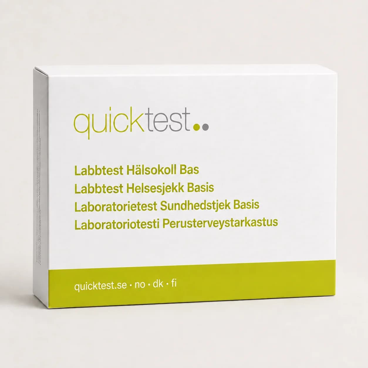 Quicktest Helsesjekk Grunnleggende laboratorietest - Prøvetaking hjemme