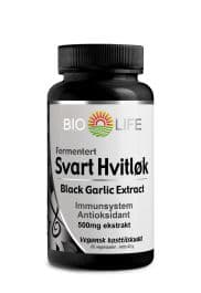 Bio Life Fermentert Svart Hvitløk 60 kapsler