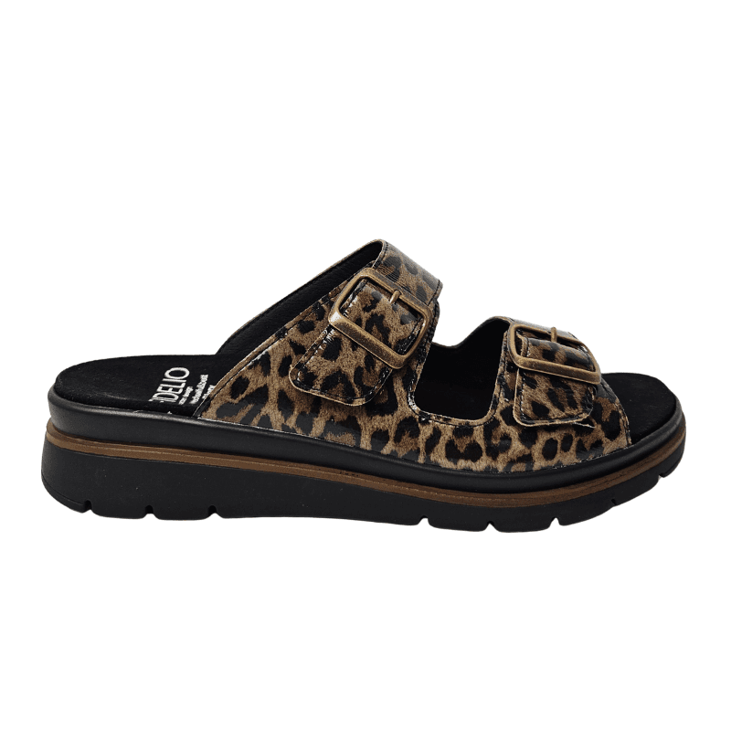 Fidelio dameslipper - Leopard - Sko - Tøffel - Sandaler