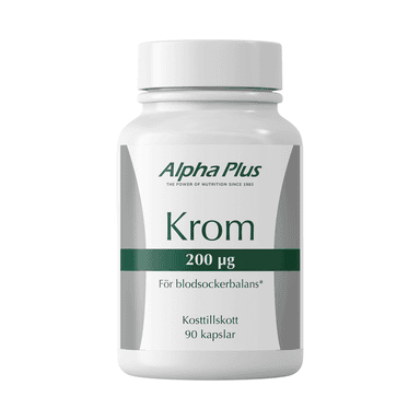 Alpha Plus Krom 200 µg 90 kapsler