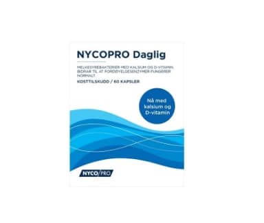 Nycopro Daglig melkesyrebakterier, 60 kapsler