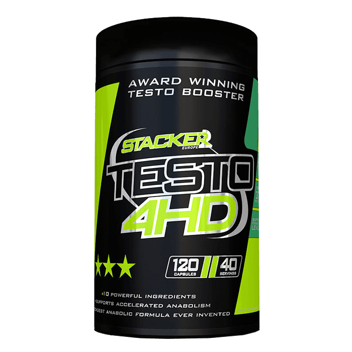 STACKER2 Europe Testo 4-HD Tribulus Terrestris 120 kapsler