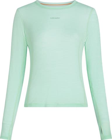 Icebreaker Women's Merino 75 Cool-Lite Featherlight Longleeve Crewe Mint