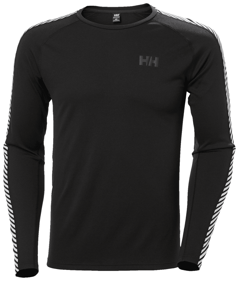 Helly Hansen Men's Lifa Active Stripe Crew Black